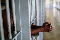 A man being held in cells