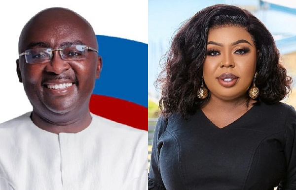 Vice President, Dr. Mahamudu Bawumia and Afia Schwarzenegger