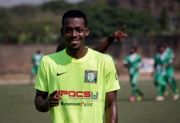 Keke managed to register two goals in his 19 appearances for Dreams FC in Division One