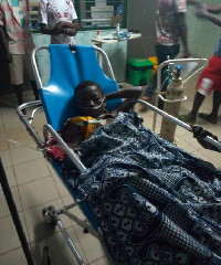 One o the  Asanta Seventh Day Adventist Junior High School student admitted at a hospital