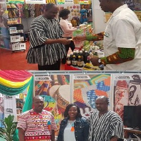 Ghanaian representatives at the Zambian International Fair