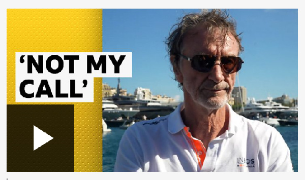 Man Utd co-owner Sir Jim Ratcliffe asked by BBC's Dan Roan about Erik ten Hag's future