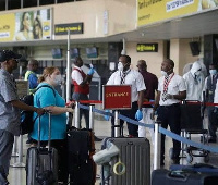 Passengers at the airport