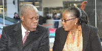 Paa Kwesi Amissah-Arthur with wife Matilda Amissah-Arthur