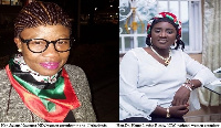 Women Organizer for NDC in Netherland and Ghana, Juliana Nawanga and Dr. Hanna Bissiw