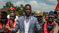 Ugandan musician turned politician Robert Kyagulanyi, also known as Bobi Wine