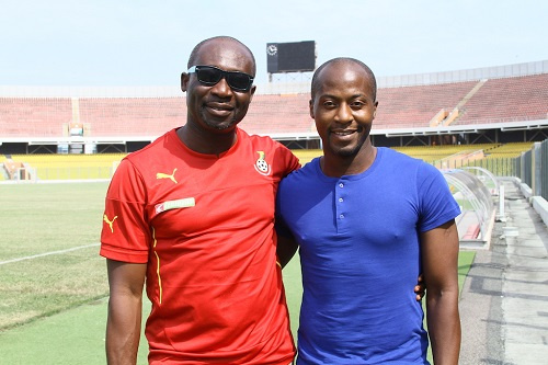 (L-R): George Afriyie, GFA vice president with Ibrahim Tanko