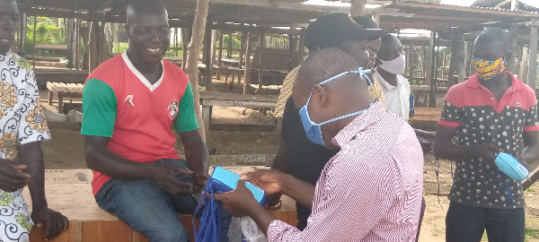 The distribution was led by the CEO of CODA, Lawyer Jerry Ahmed Shaib and the DCE, Kwasi Boonzoh