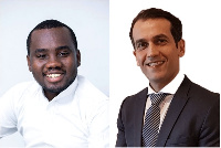 Founder of Tech Era, Derick Omari and the founder of Plano, Mohamed Dirani (right)