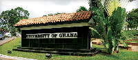 The frontage of the University of Ghana, Legon