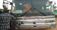 The 45-seater bus which was donated to the constituency