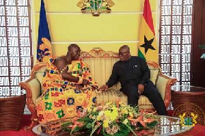 Otumfuo Osei Tutu II with President Nana Akufo-Addo