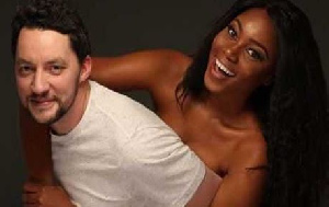 Yvonne Nelson with her boyfriend, Jamie Roberts