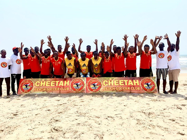 The new Cheetah Beach Soccer Club