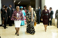 Mrs Lordina Mahama with other African First Ladies