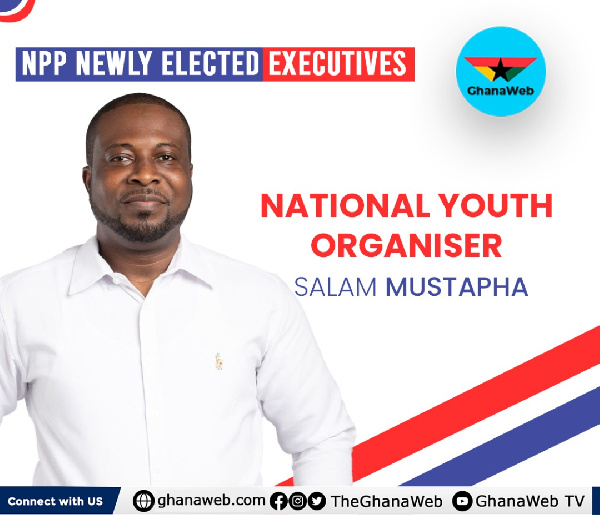 NPP National Youth Organizer elect, Salam Mustapha