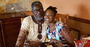 Mr Kwarteng and his daughter, Ebony Reigns