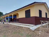 The three-unit classroom block inaugurated by out-going DCE for Adansi-Akrofuom