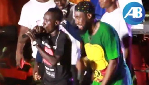 Patapaa performed on University of Ghana campus over the weekend