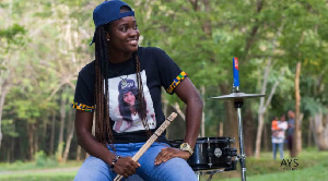 AMGEE is a Ghanaian female drummer