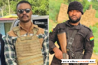 Two killed  bullion van robbery suspects (Corporal Nyame on the right)