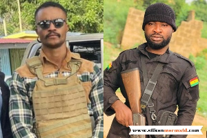 Two killed  bullion van robbery suspects (Corporal Nyame on the right)