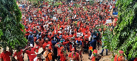 NDC supporters at Ketu South