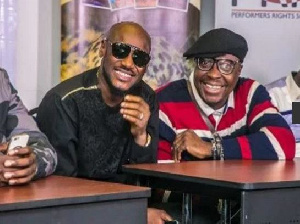 2face Idibia hangs out with friends in Kenya.