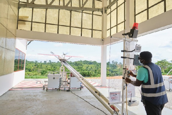 Medical drone delivery service, Zipline