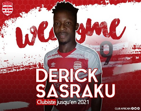 Derrick Sasraku has joined Club Africain from Aduana Stars