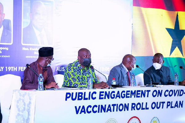 The Ministry of Information held a press conference on the vaccination roll-out today