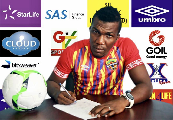 Hearts of Oak striker, Abednego Tetteh