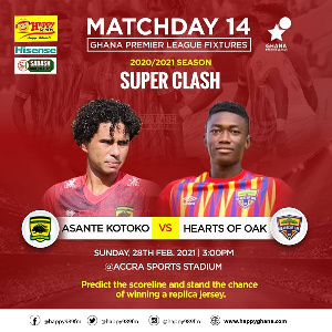 Super Clash between Asante Kotoko and Hearts of Oak