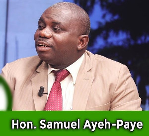 Former Member of Parliament(MP) for Ayensuano constituency, Samuel Ayeh Paye