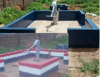 The borehole was initially painted in NPP colors