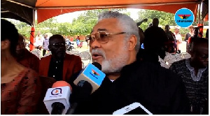 Former President Jerry John Rawlings