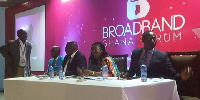 Communications Minister, Ursula Owusu at Broadband Ghana forum