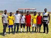 GFA officials with some players