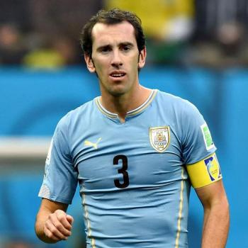 Uruguay captain, Diego Godin