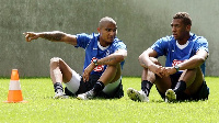 Kevin Prince Boateng and his brother Jerome Boateng