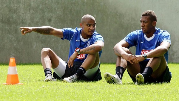 Kevin Prince Boateng and his brother Jerome Boateng