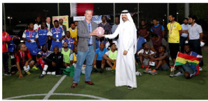 Ghana faced a defeat at the Ramadan Walking Football Cup