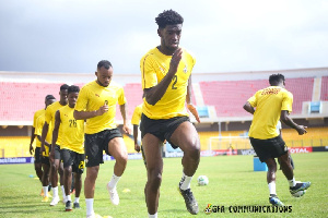 Black Stars prepare for Sao Tome on Sunday March, 28, 2021.