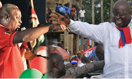 President John Mahama and Nana Akufo-Addo