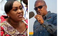 Mavis Hawa Koomson and Former President John Mahama