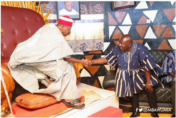 Paga Pio with Vice Mahamudu Bawumia