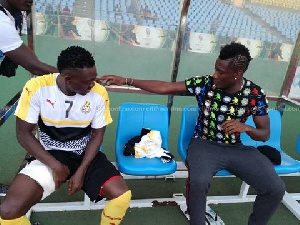 Asamoah Gyan and winger Christian Atsu are likely to miss the game