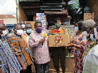 Items donated included soaps, mosquitos’ nets, blankets, roofing sheets, among others