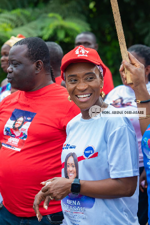 Abena Osei-Asare at the campaign launch