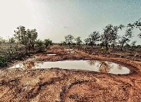 Motorist struggle to ply roads leading to Gwollu, the hometown of Dr. Hilla Limann